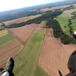 Vue du haut d'un thermique